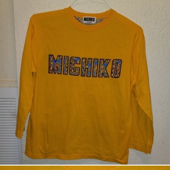 🐮 🐄 Vintage Michiko London Long Sleeve Men's T-Shirt - Picture 2 of 4